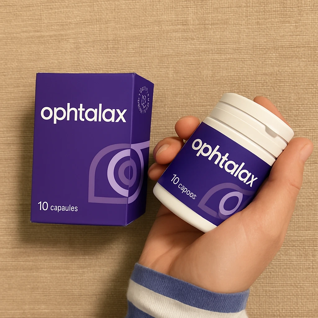 Fotografie a ambalajului OPHTALAX de la un client real